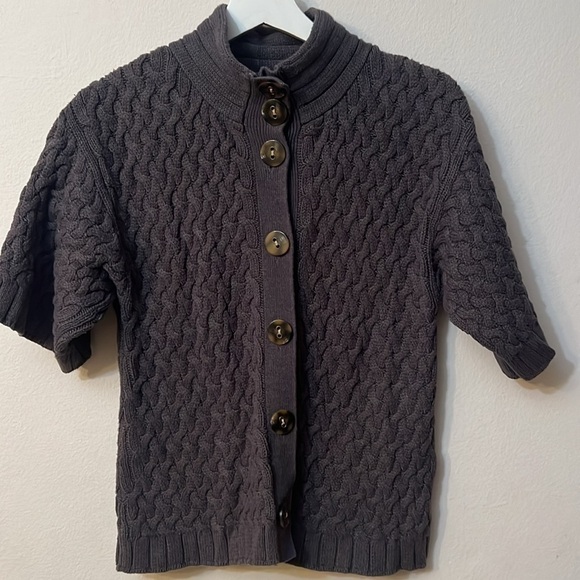 Style & co petite size M sweater button down - Picture 3 of 9